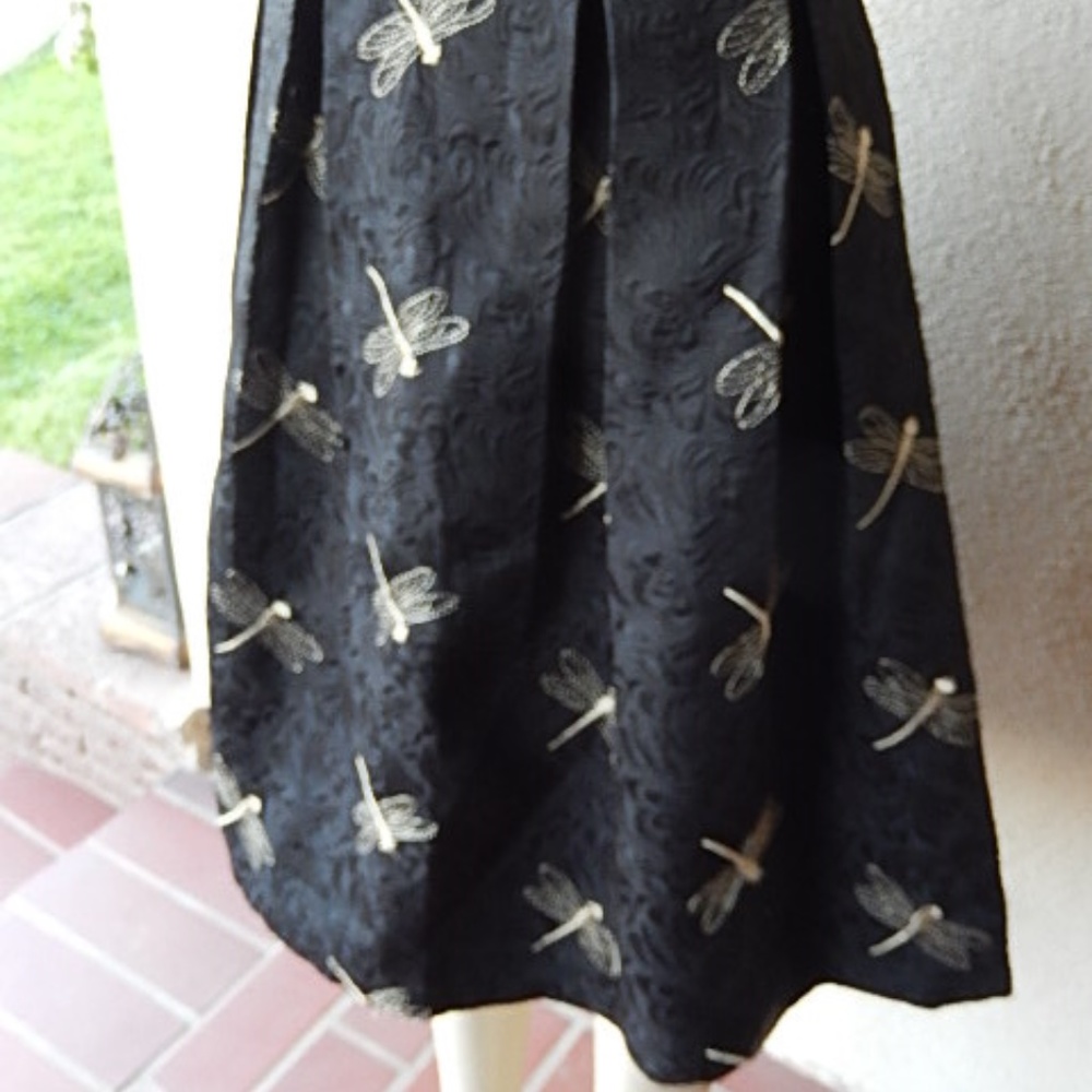 New with tags Stylewe midi black Dragon fly print